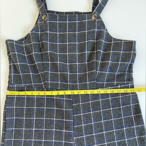 Vintage Cozy Plaid Overalls - Picture 5 of 5
